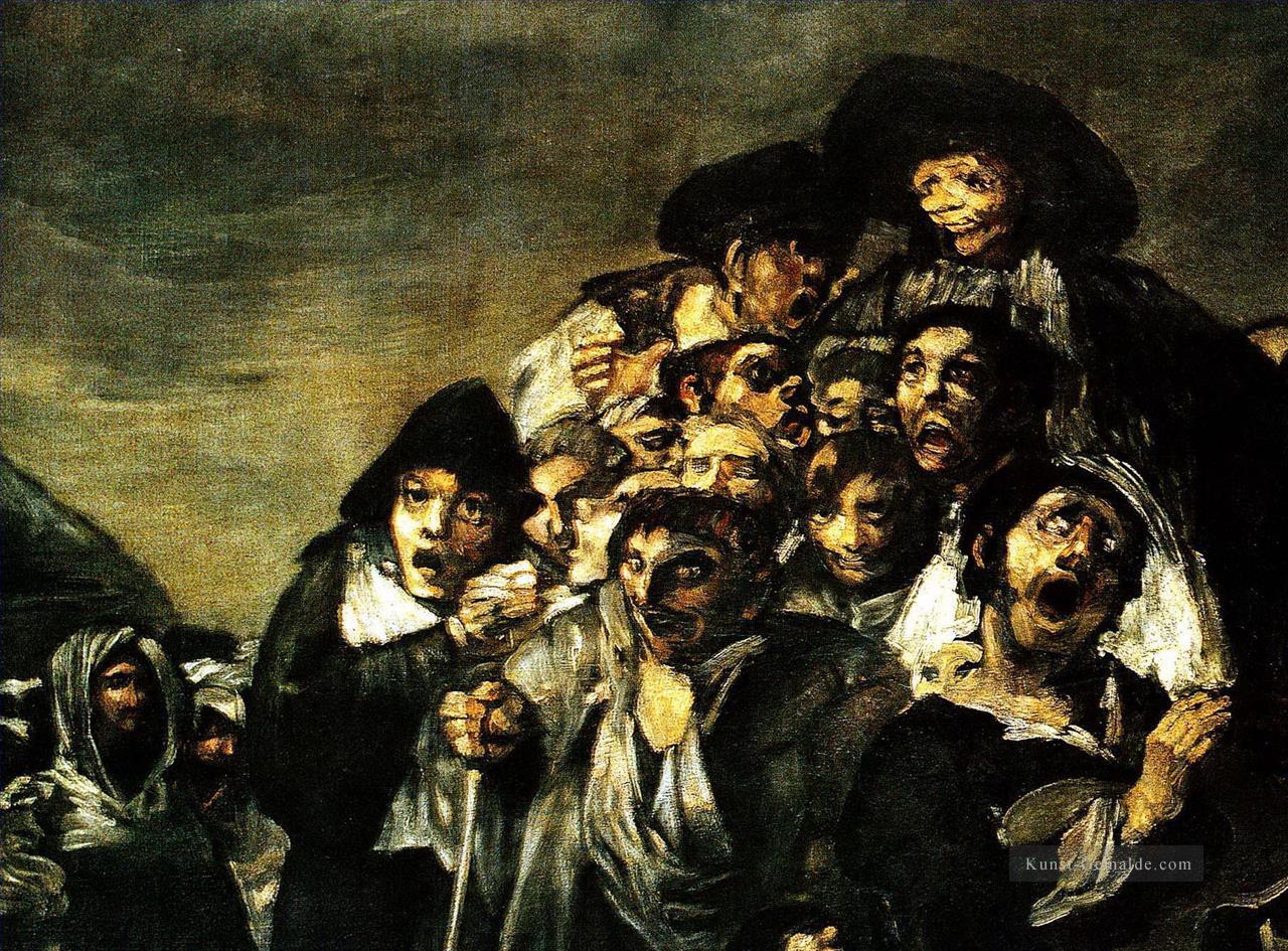 Die Wallfahrt von San Isidro Detail Francisco de Goya Ölgemälde